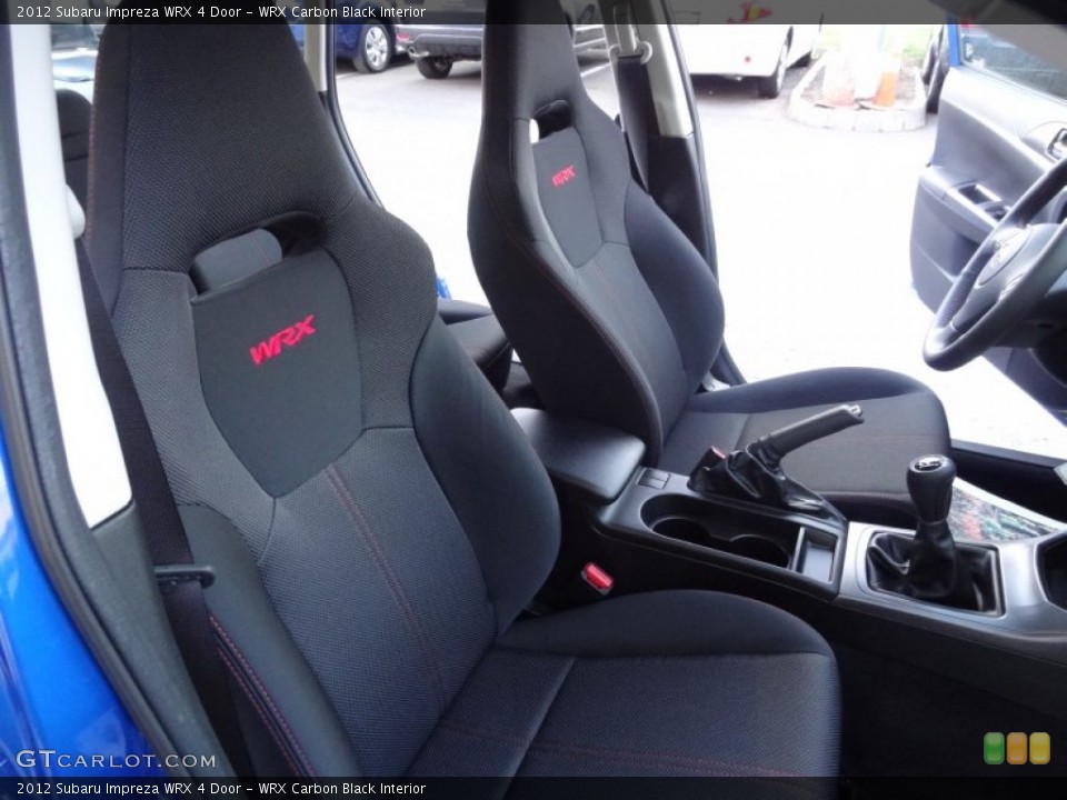 WRX Carbon Black Interior Front Seat for the 2012 Subaru Impreza WRX 4 Door #73348738