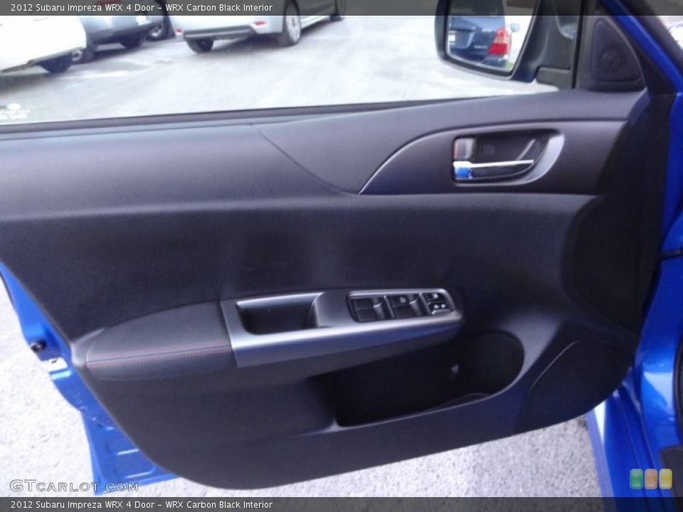 WRX Carbon Black Interior Door Panel for the 2012 Subaru Impreza WRX 4 Door #73348896
