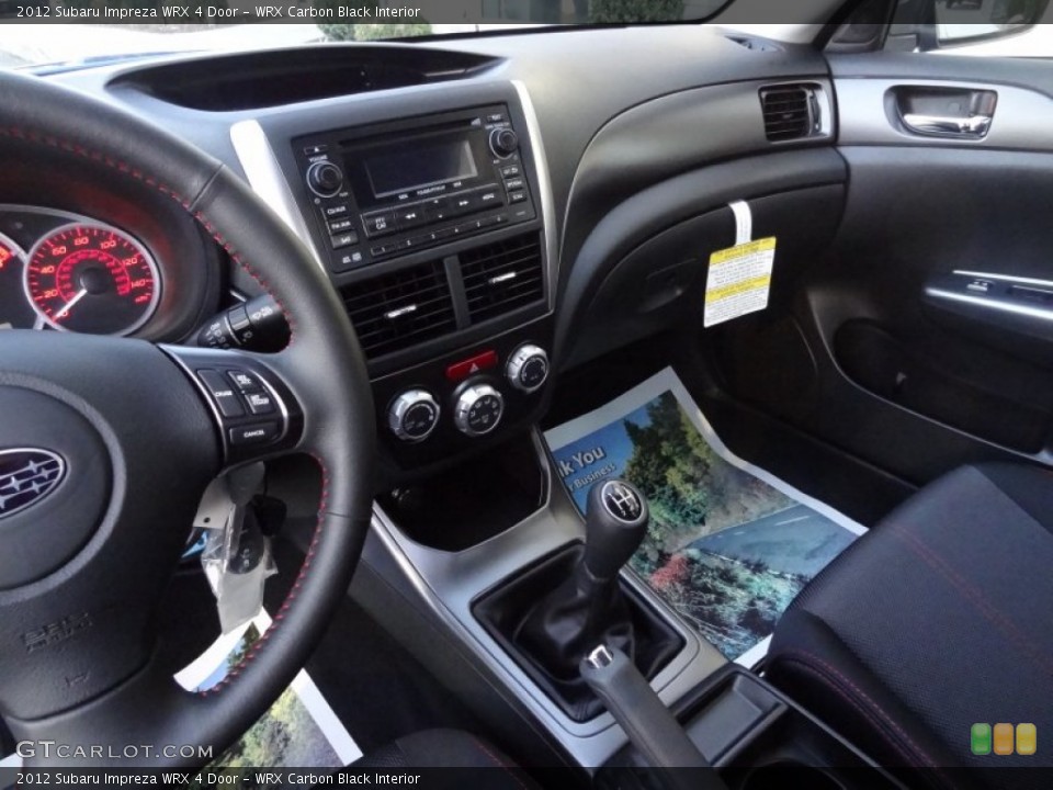 WRX Carbon Black Interior Controls for the 2012 Subaru Impreza WRX 4 Door #73348973