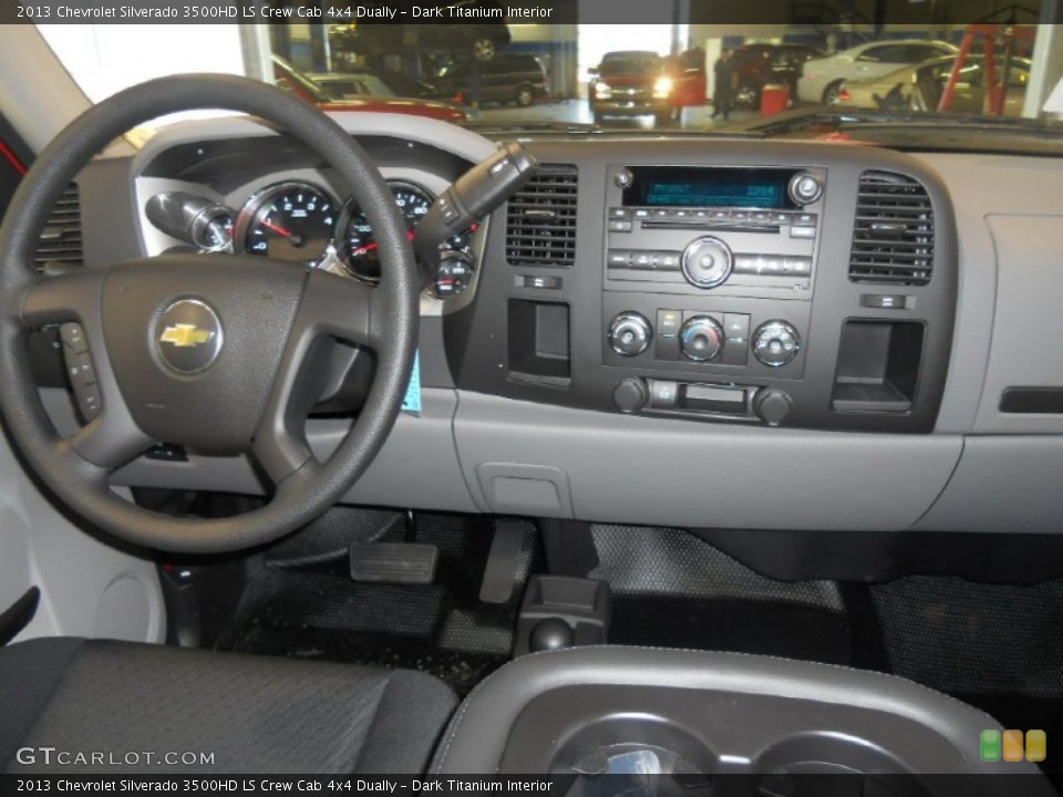 Dark Titanium Interior Dashboard for the 2013 Chevrolet Silverado 3500HD LS Crew Cab 4x4 Dually #73349300