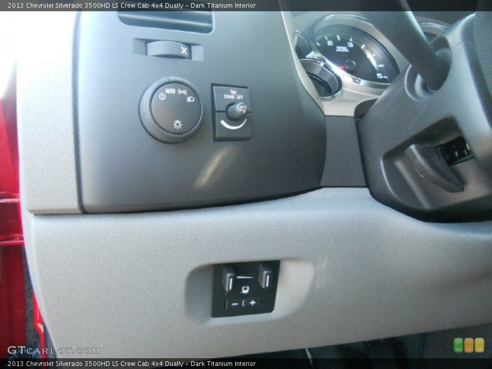 Dark Titanium Interior Controls for the 2013 Chevrolet Silverado 3500HD LS Crew Cab 4x4 Dually #73349369