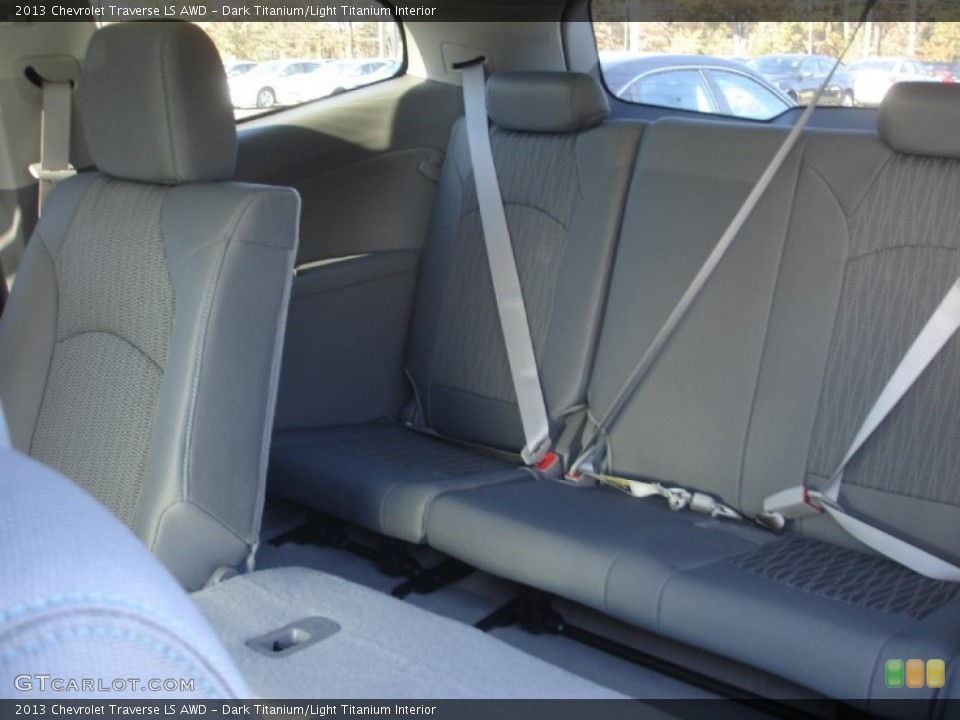 Dark Titanium/Light Titanium Interior Rear Seat for the 2013 Chevrolet Traverse LS AWD #73349390