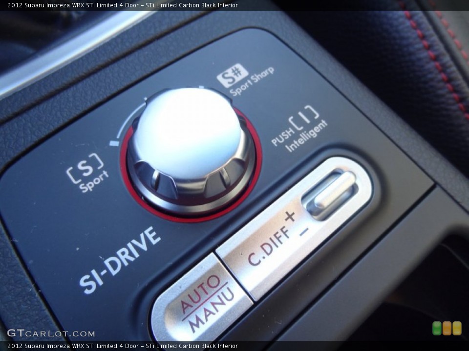 STi Limited Carbon Black Interior Controls for the 2012 Subaru Impreza WRX STi Limited 4 Door #73349954