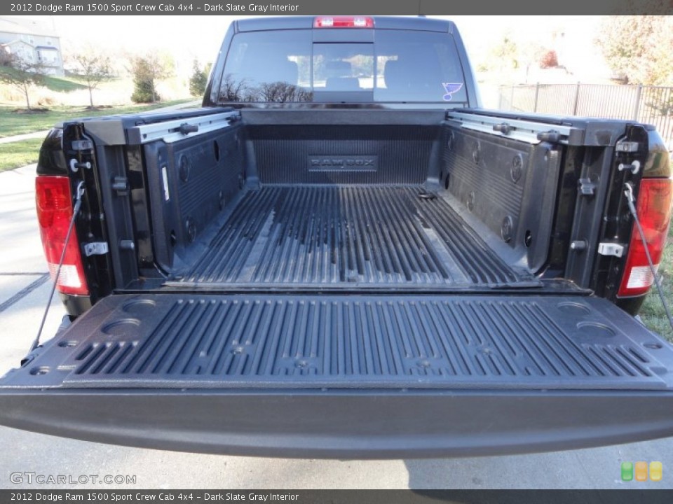 Dark Slate Gray Interior Trunk for the 2012 Dodge Ram 1500 Sport Crew Cab 4x4 #73350268