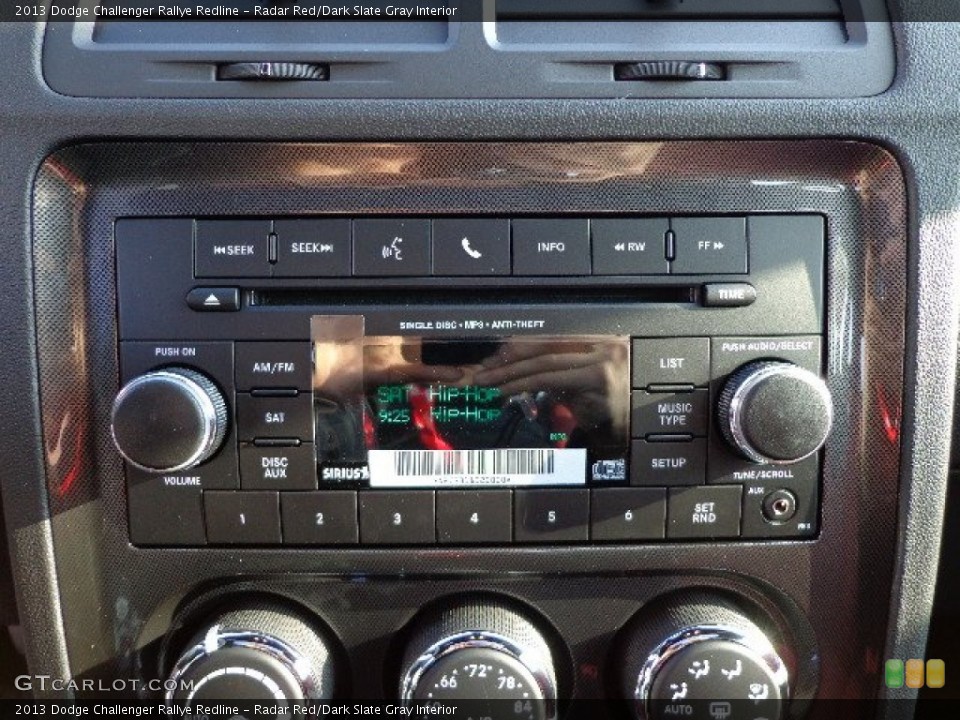 Radar Red/Dark Slate Gray Interior Audio System for the 2013 Dodge Challenger Rallye Redline #73350325