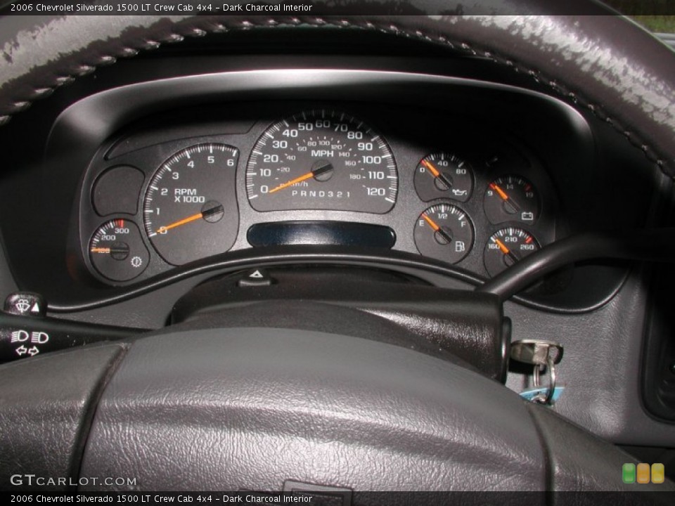 Dark Charcoal Interior Gauges for the 2006 Chevrolet Silverado 1500 LT Crew Cab 4x4 #73350521