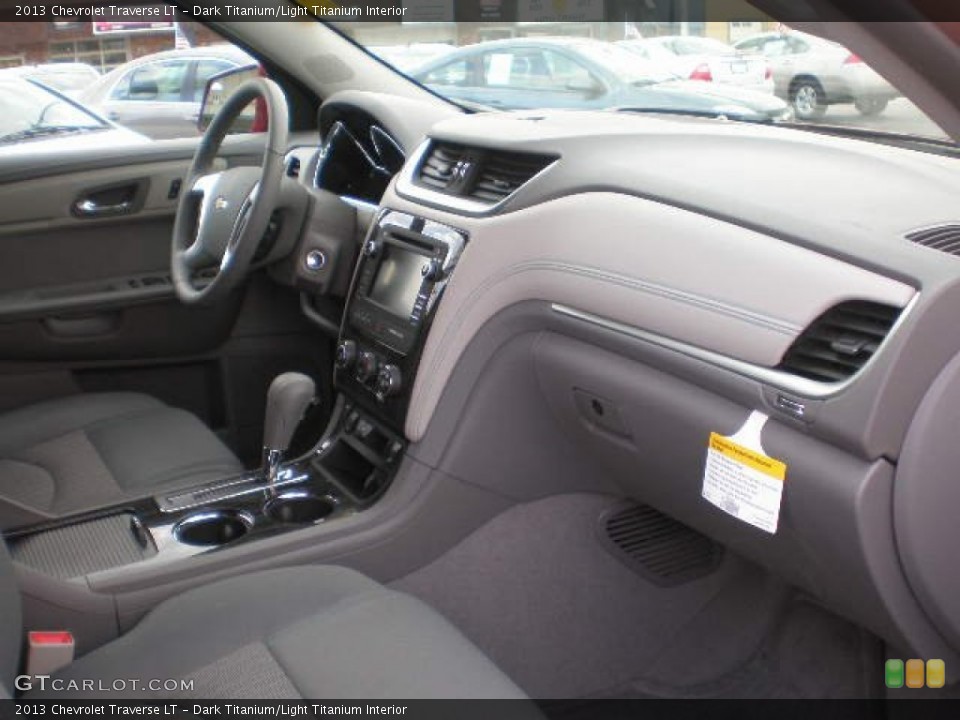 Dark Titanium/Light Titanium Interior Dashboard for the 2013 Chevrolet Traverse LT #73350561