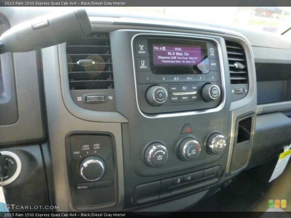 Black/Diesel Gray Interior Controls for the 2013 Ram 1500 Express Quad Cab 4x4 #73350752