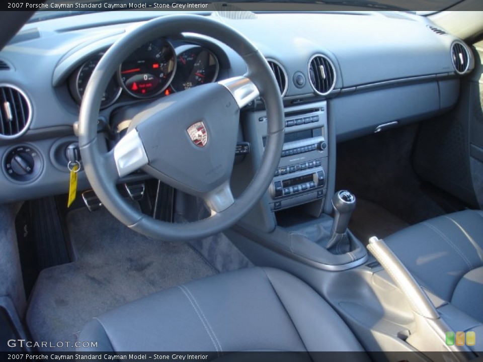 Stone Grey Interior Prime Interior for the 2007 Porsche Cayman  #73352730
