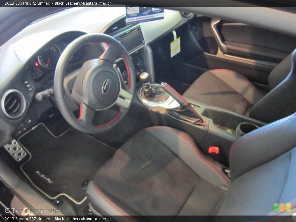 Black Leather/Alcantara Interior Photo for the 2013 Subaru BRZ Limited #73352924