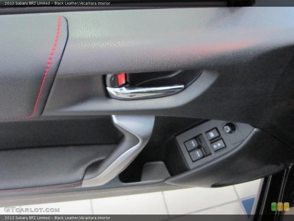 Black Leather/Alcantara Interior Controls for the 2013 Subaru BRZ Limited #73352945