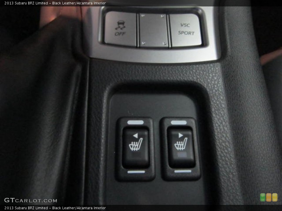 Black Leather/Alcantara Interior Controls for the 2013 Subaru BRZ Limited #73352999