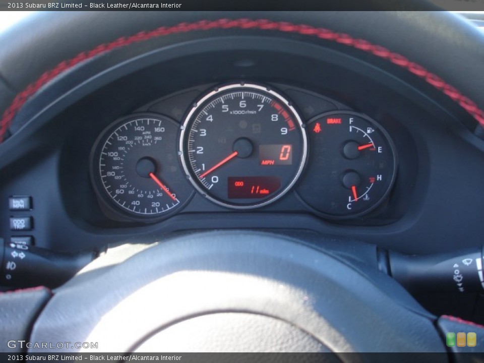 Black Leather/Alcantara Interior Gauges for the 2013 Subaru BRZ Limited #73354262