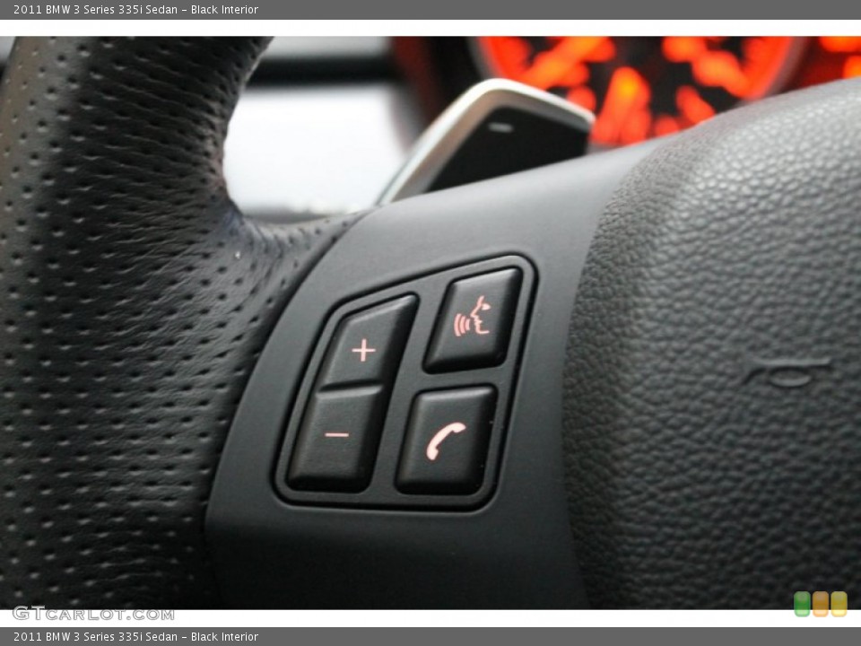 Black Interior Controls for the 2011 BMW 3 Series 335i Sedan #73354682