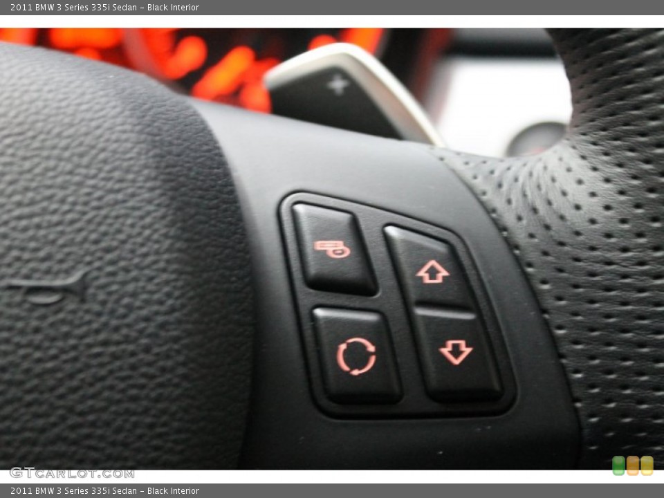 Black Interior Controls for the 2011 BMW 3 Series 335i Sedan #73354703