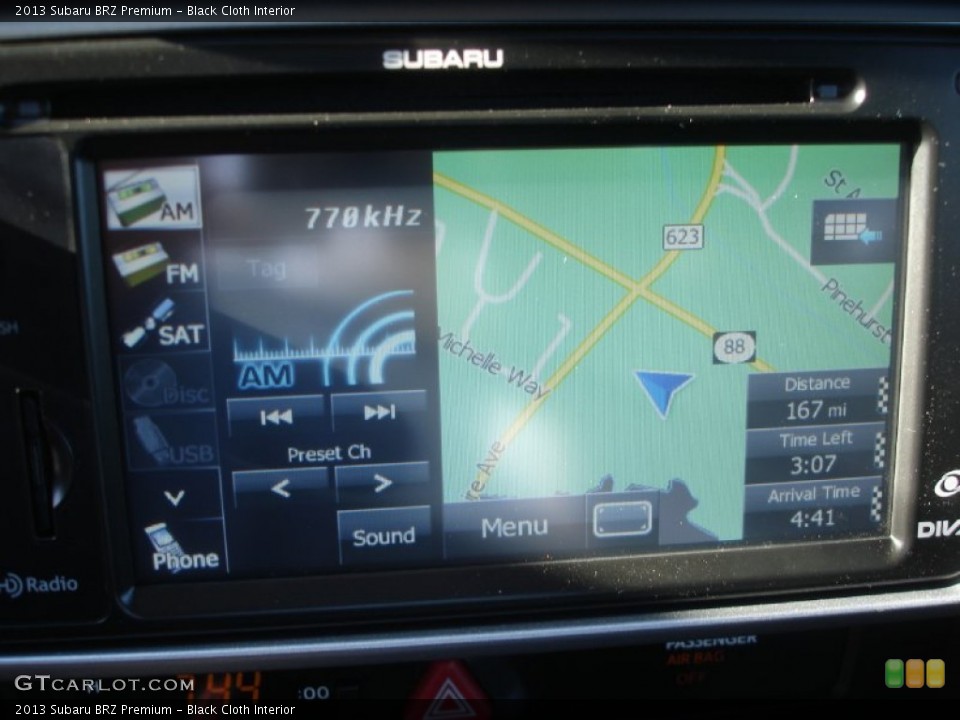 Black Cloth Interior Navigation for the 2013 Subaru BRZ Premium #73354718