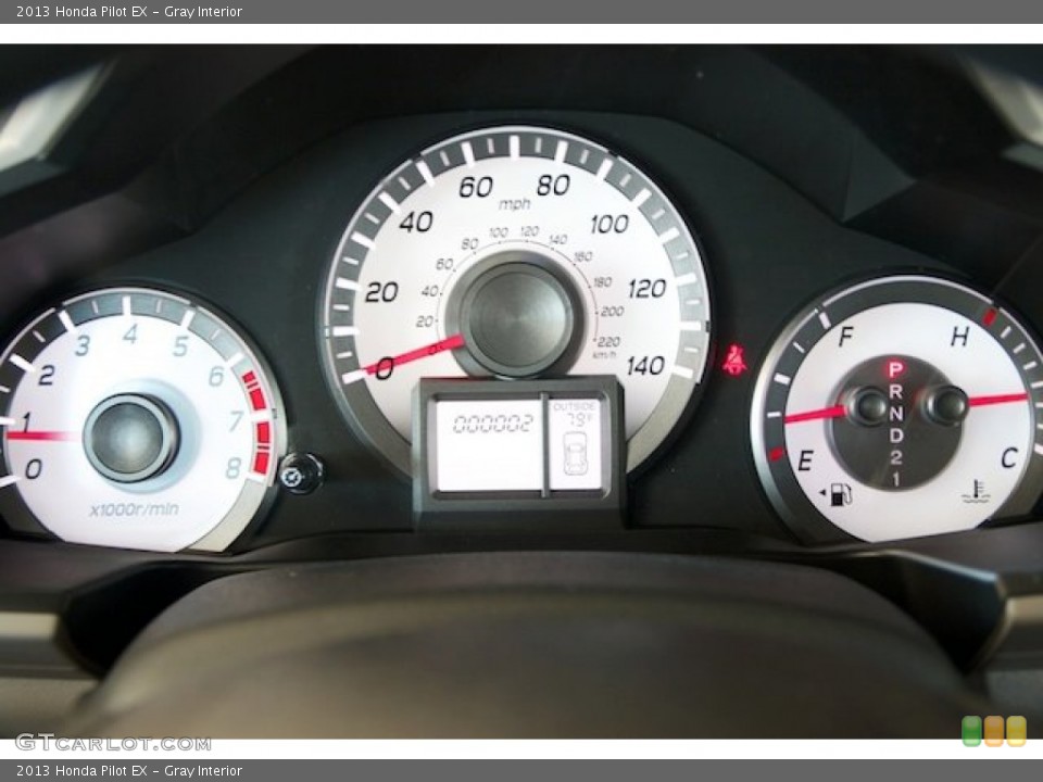 Gray Interior Gauges for the 2013 Honda Pilot EX #73355073