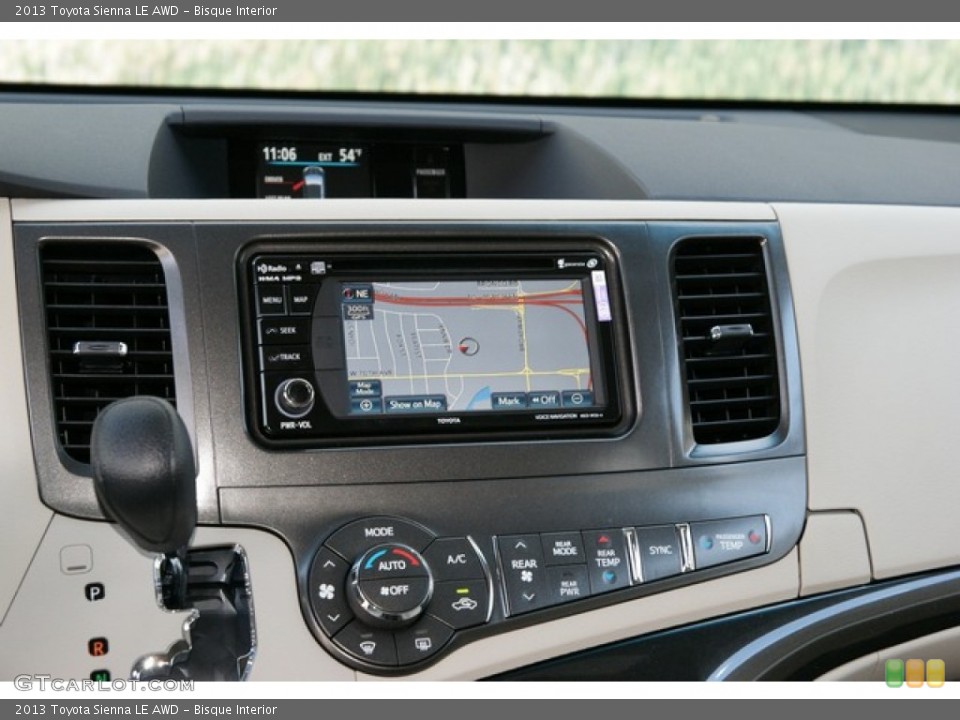 Bisque Interior Controls for the 2013 Toyota Sienna LE AWD #73359785