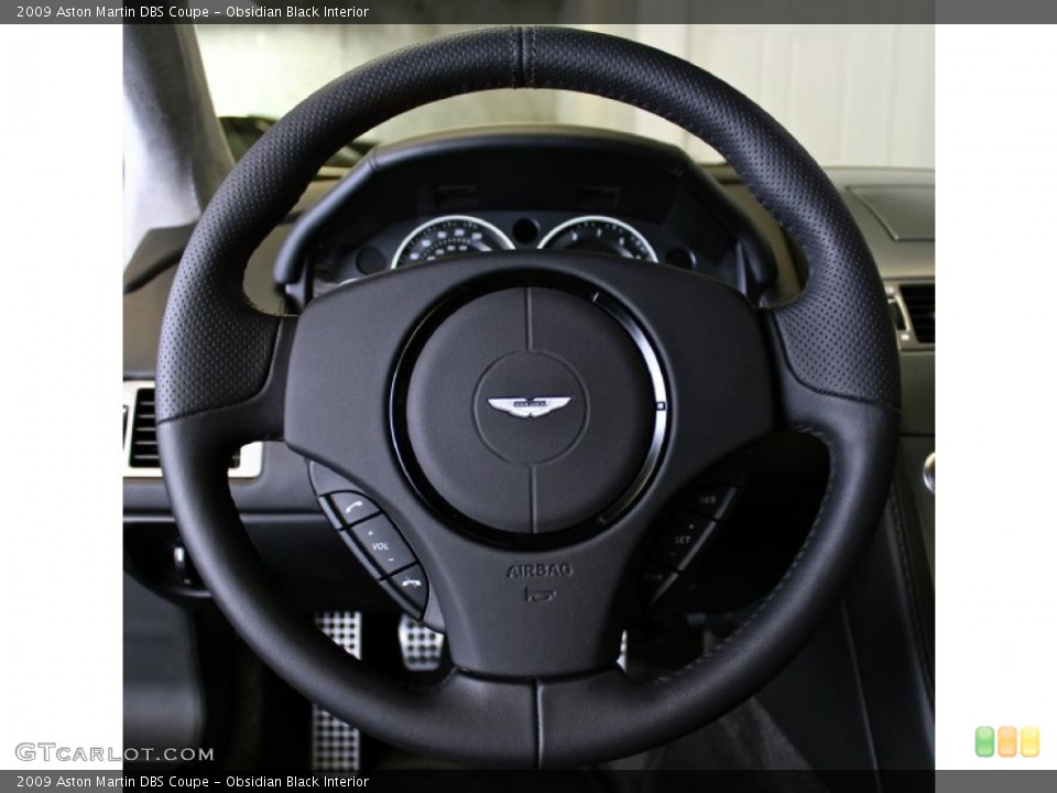 Obsidian Black Interior Steering Wheel for the 2009 Aston Martin DBS Coupe #73360831