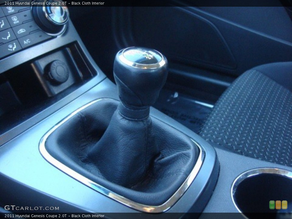 Black Cloth Interior Transmission for the 2011 Hyundai Genesis Coupe 2.0T #73361254