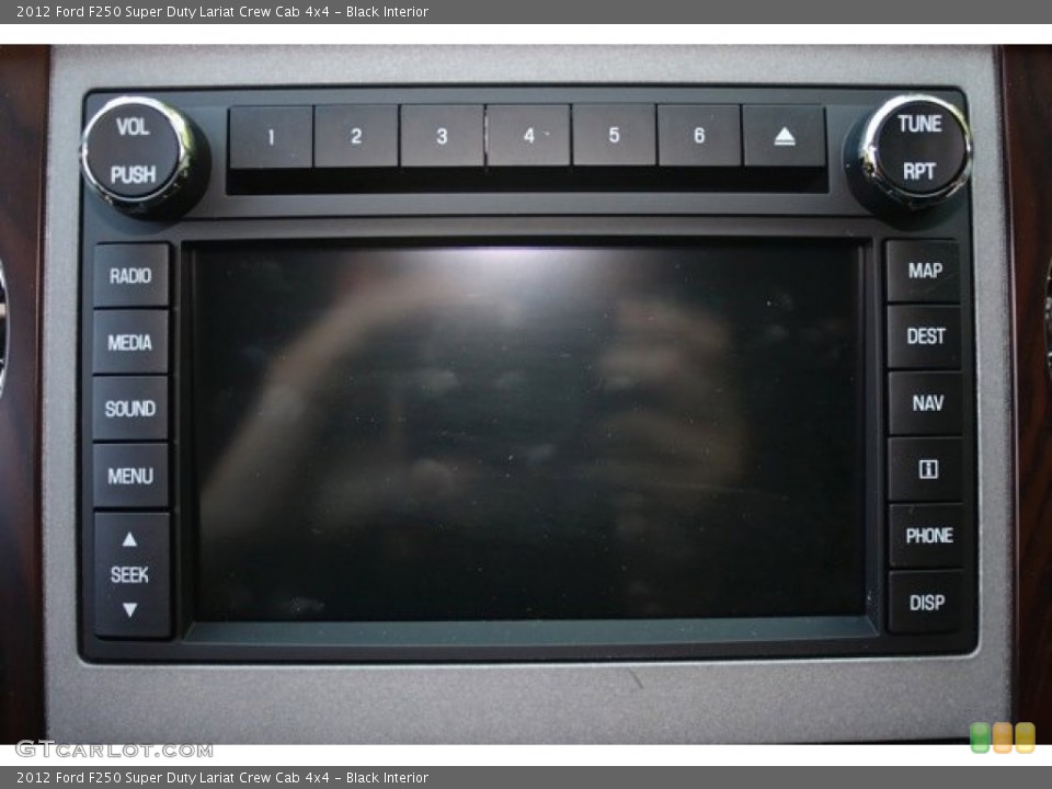Black Interior Controls for the 2012 Ford F250 Super Duty Lariat Crew Cab 4x4 #73362152