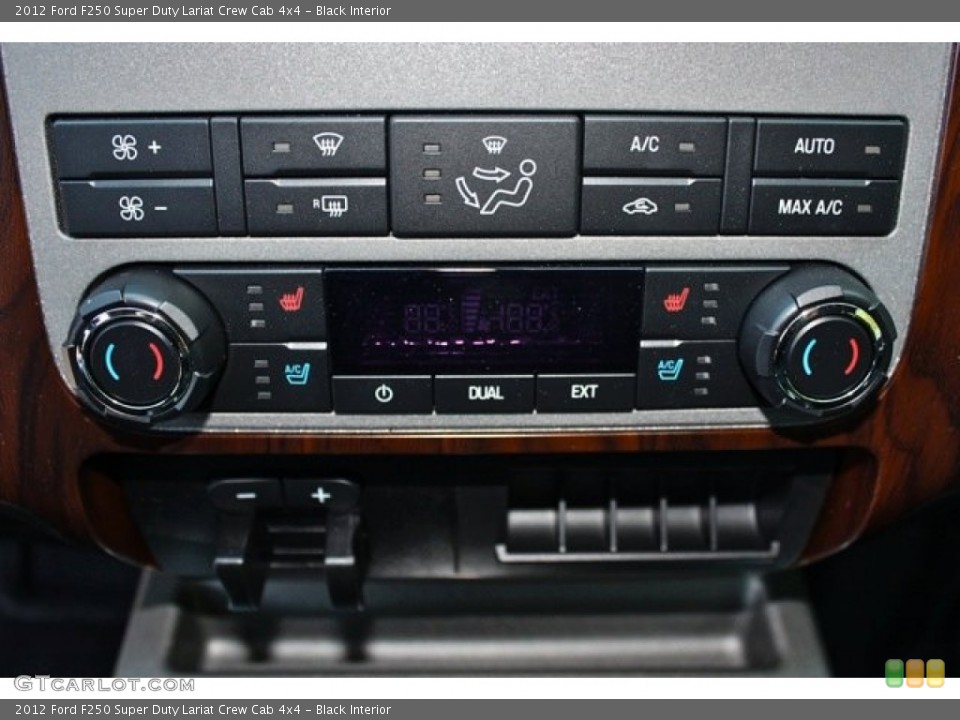 Black Interior Controls for the 2012 Ford F250 Super Duty Lariat Crew Cab 4x4 #73362171