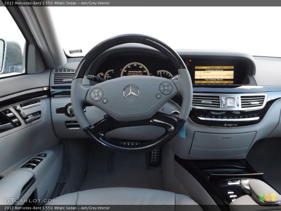 Ash/Grey Interior Dashboard for the 2013 Mercedes-Benz S 550 4Matic Sedan #73362209