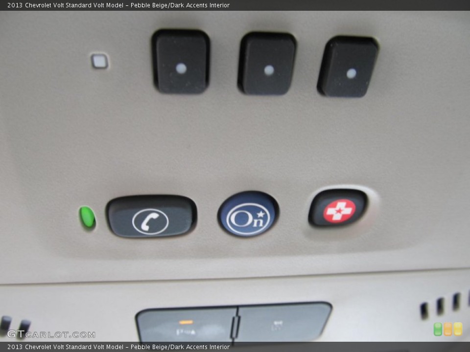 Pebble Beige/Dark Accents Interior Controls for the 2013 Chevrolet Volt  #73364138
