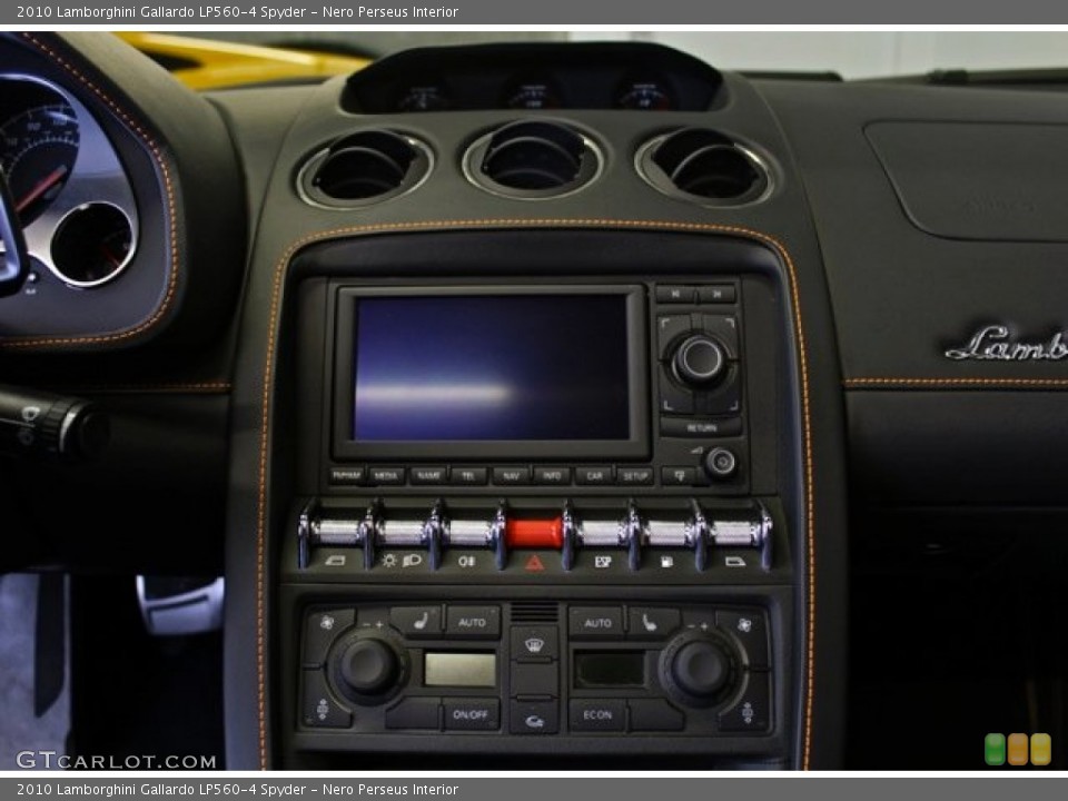 Nero Perseus Interior Controls for the 2010 Lamborghini Gallardo LP560-4 Spyder #73364867