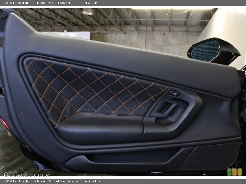Nero Perseus Interior Door Panel for the 2010 Lamborghini Gallardo LP560-4 Spyder #73364931