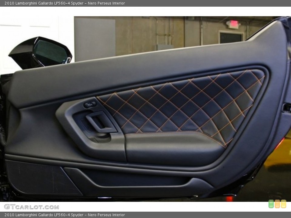 Nero Perseus Interior Door Panel for the 2010 Lamborghini Gallardo LP560-4 Spyder #73364948