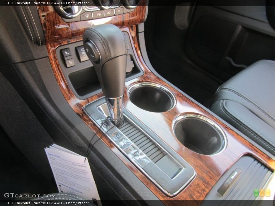 Ebony Interior Transmission for the 2013 Chevrolet Traverse LTZ AWD #73365086
