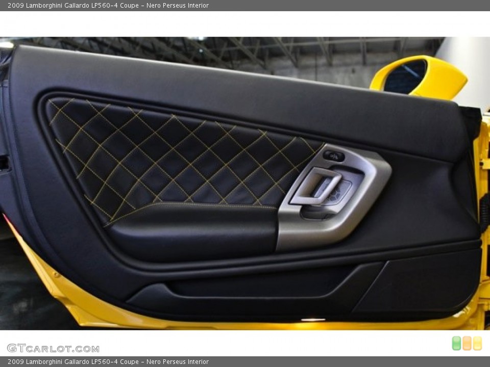Nero Perseus Interior Door Panel for the 2009 Lamborghini Gallardo LP560-4 Coupe #73365476