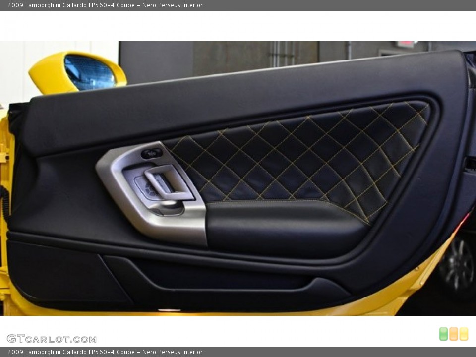 Nero Perseus Interior Door Panel for the 2009 Lamborghini Gallardo LP560-4 Coupe #73365494