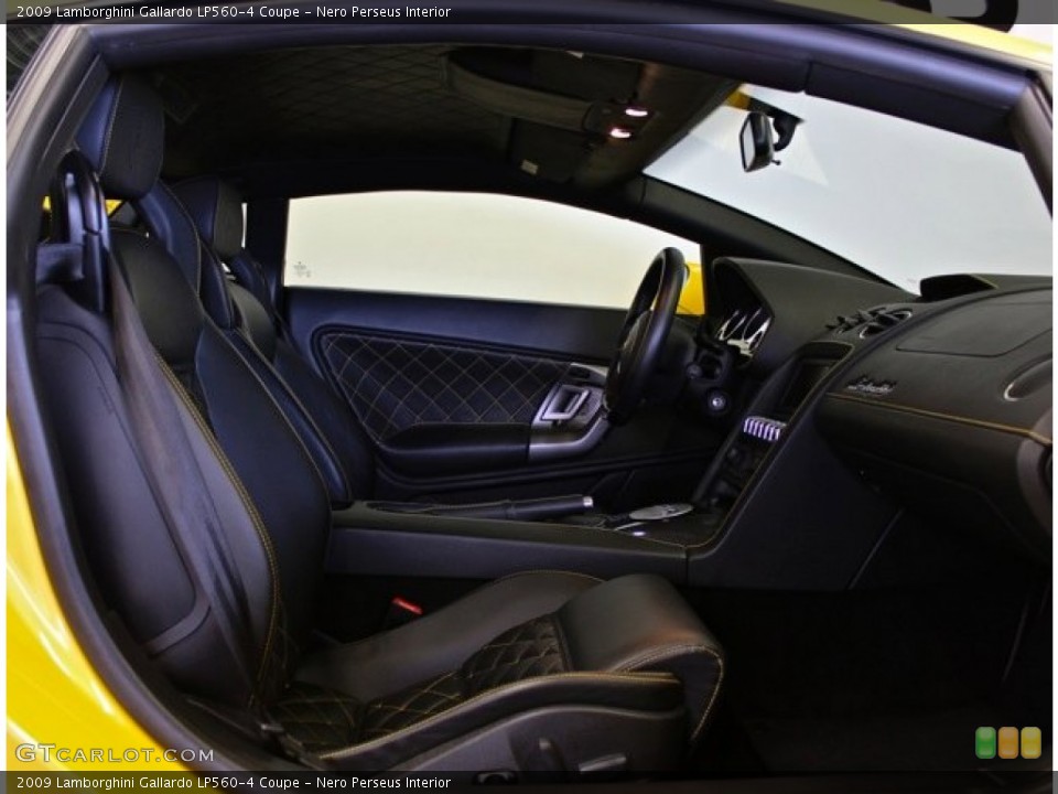 Nero Perseus Interior Front Seat for the 2009 Lamborghini Gallardo LP560-4 Coupe #73365530