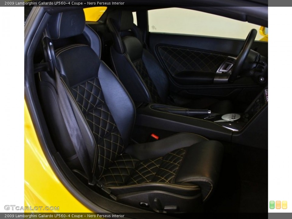 Nero Perseus Interior Front Seat for the 2009 Lamborghini Gallardo LP560-4 Coupe #73365564