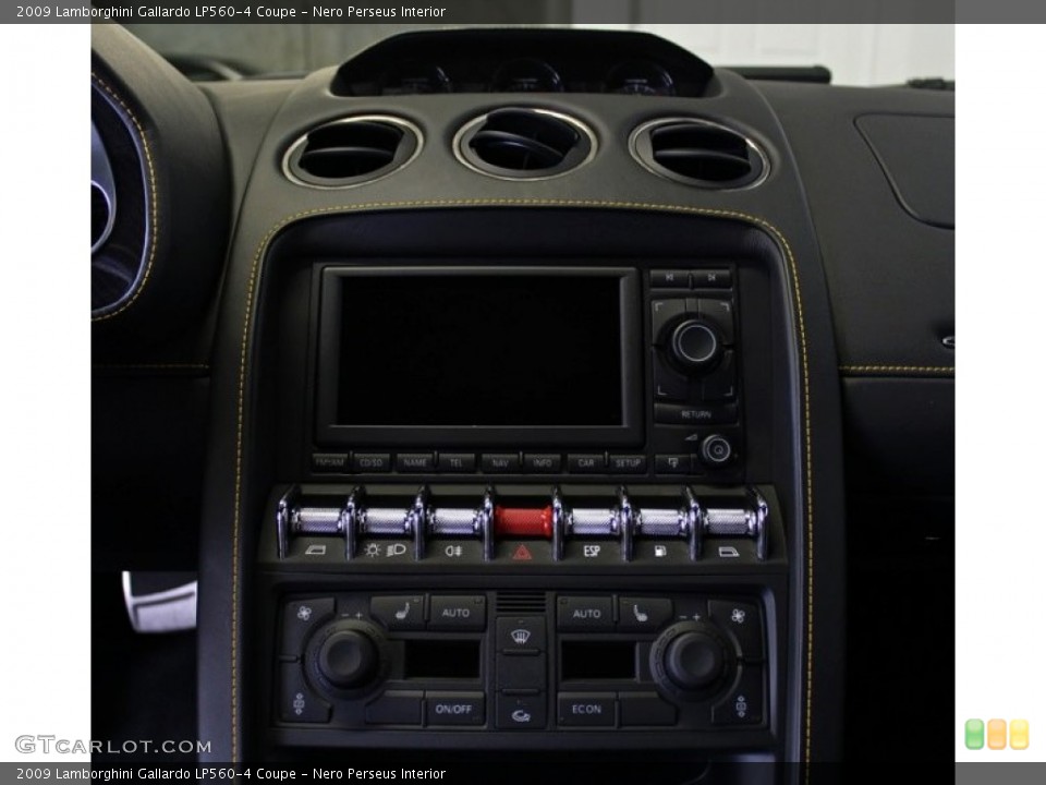 Nero Perseus Interior Controls for the 2009 Lamborghini Gallardo LP560-4 Coupe #73365704