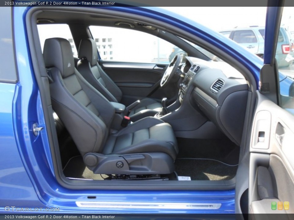 Titan Black Interior Photo for the 2013 Volkswagen Golf R 2 Door 4Motion #73365833