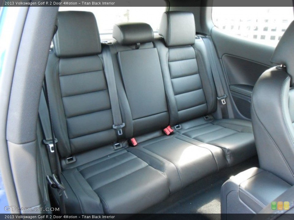 Titan Black Interior Rear Seat for the 2013 Volkswagen Golf R 2 Door 4Motion #73365850