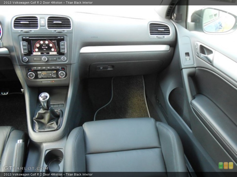 Titan Black Interior Dashboard for the 2013 Volkswagen Golf R 2 Door 4Motion #73365873