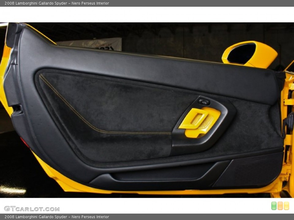 Nero Perseus Interior Door Panel for the 2008 Lamborghini Gallardo Spyder #73366625
