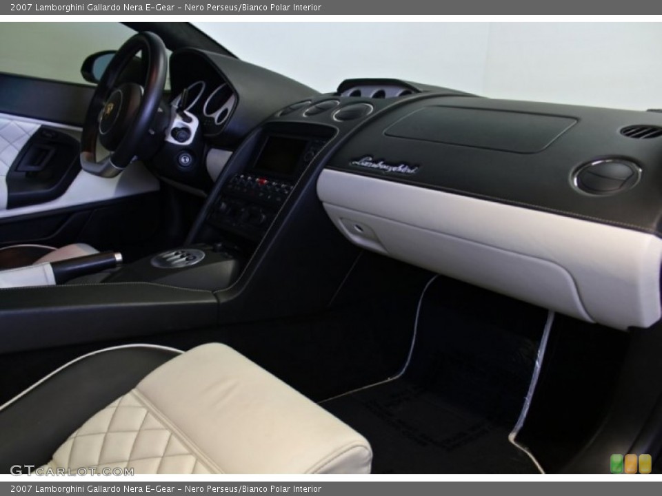Nero Perseus/Bianco Polar Interior Dashboard for the 2007 Lamborghini Gallardo Nera E-Gear #73368134