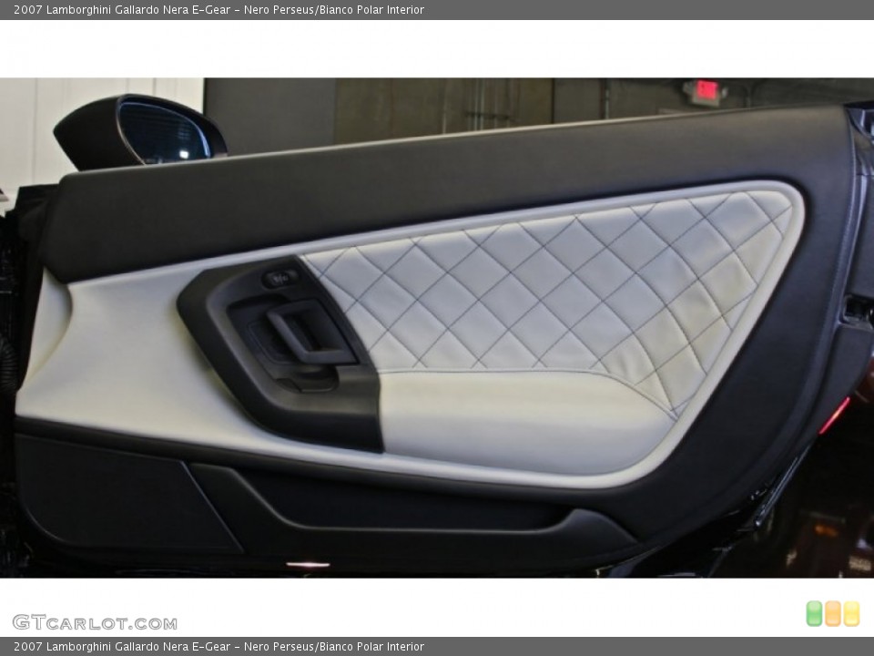 Nero Perseus/Bianco Polar Interior Door Panel for the 2007 Lamborghini Gallardo Nera E-Gear #73368333