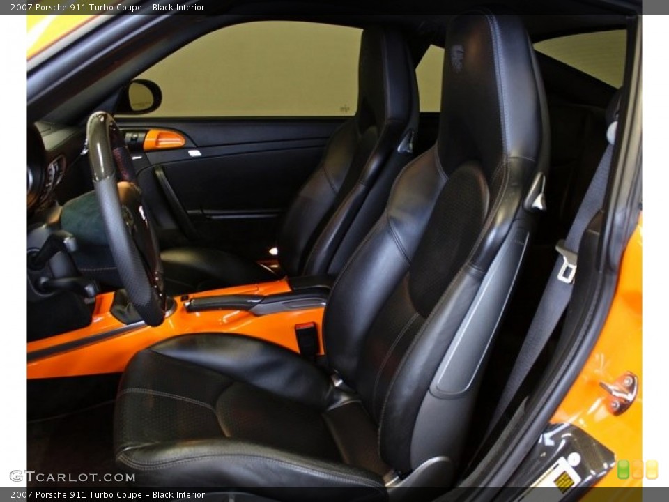 Black Interior Photo for the 2007 Porsche 911 Turbo Coupe #73370181