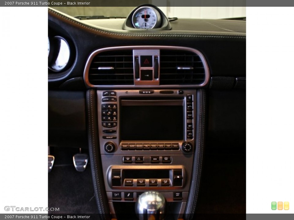 Black Interior Controls for the 2007 Porsche 911 Turbo Coupe #73370285