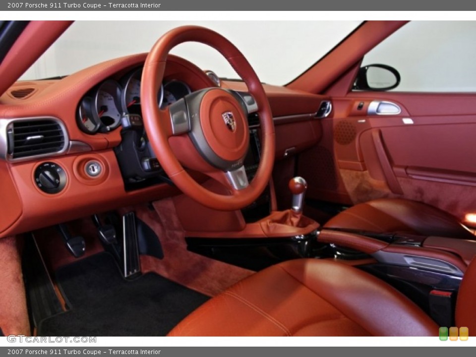Terracotta Interior Photo for the 2007 Porsche 911 Turbo Coupe #73370980