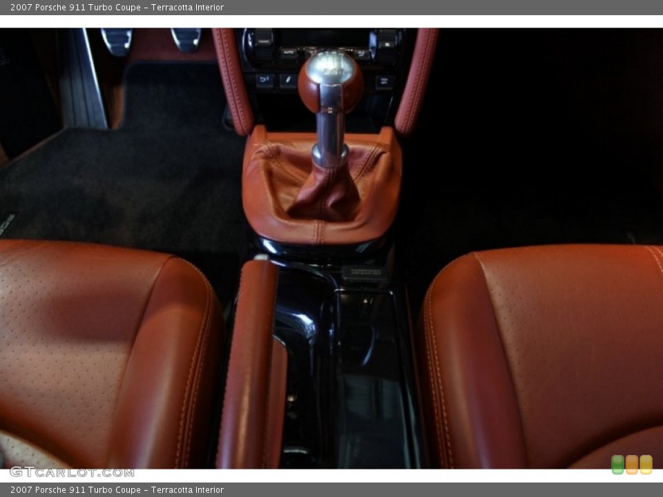 Terracotta Interior Transmission for the 2007 Porsche 911 Turbo Coupe #73371076