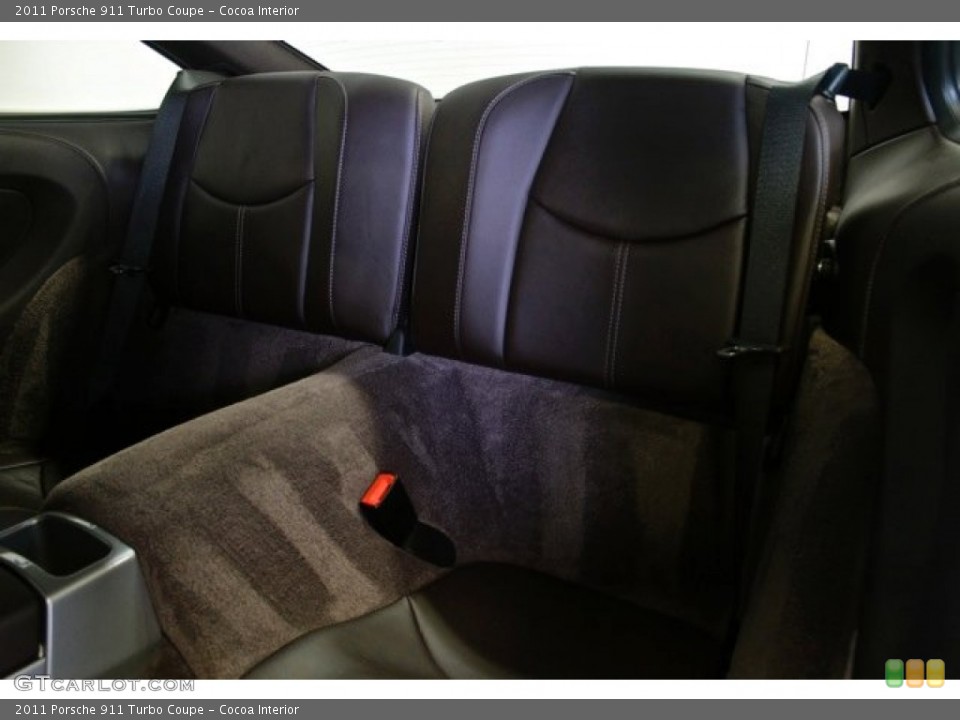 Cocoa Interior Rear Seat for the 2011 Porsche 911 Turbo Coupe #73372430