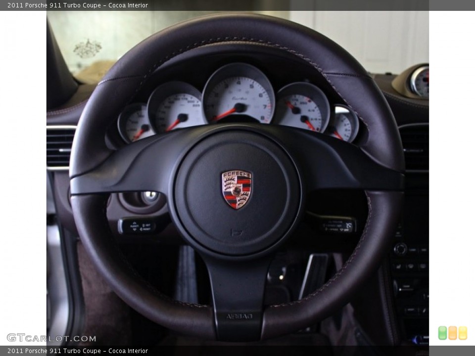 Cocoa Interior Steering Wheel for the 2011 Porsche 911 Turbo Coupe #73372468
