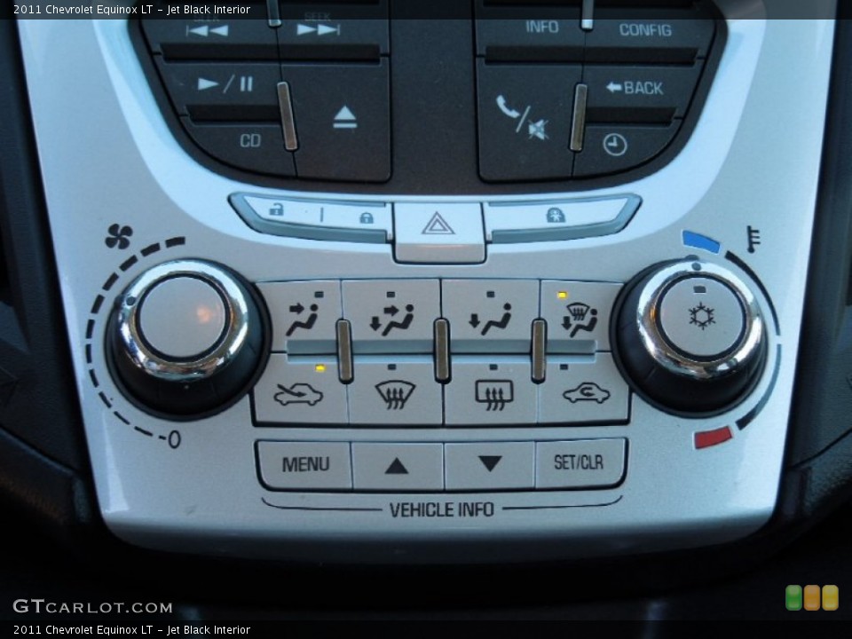 Jet Black Interior Controls for the 2011 Chevrolet Equinox LT #73372619